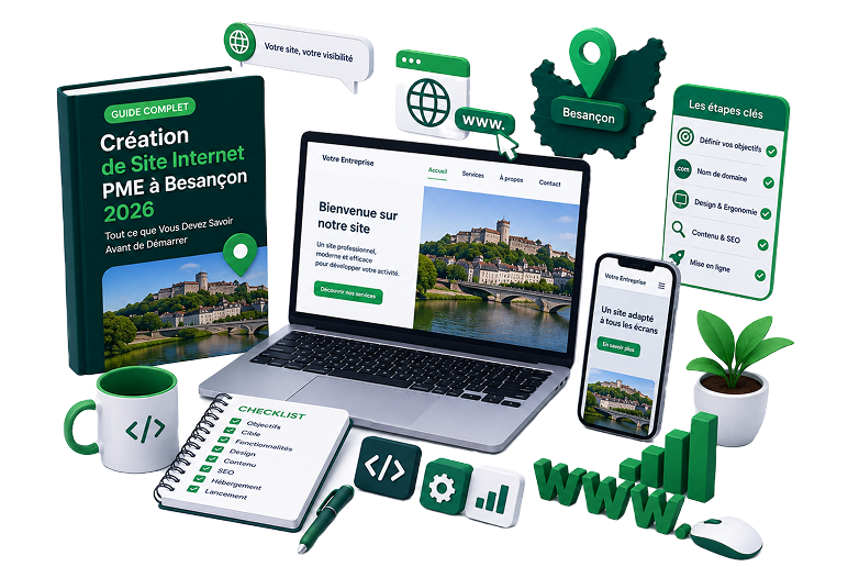 Guide Création de Site Internet PME à Besançon 2026 — Tout ce que Vous Devez Savoir Avant de Démarrer