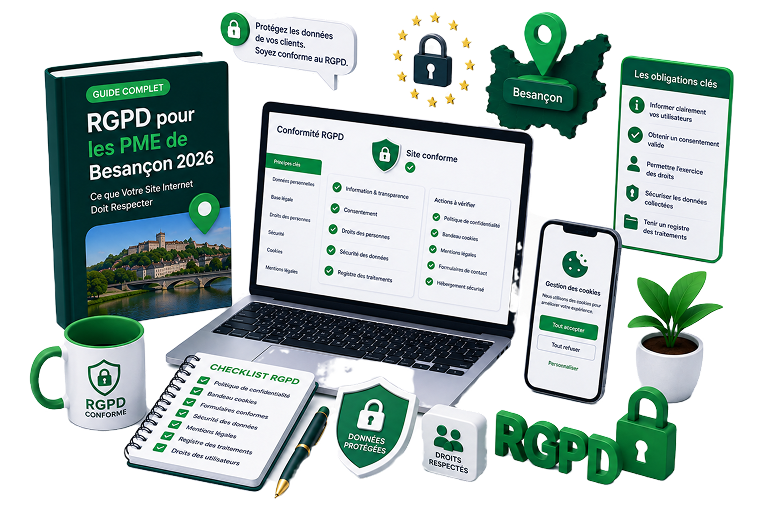 Guide RGPD pour les PME de Besançon 2026 — Ce que Votre Site Internet Doit Respecter